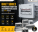 BOLT Series ABS IP65 Waterproof Power Distribution Enclosure by ElectroTech Engineers